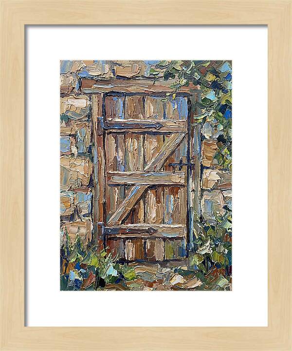 Wooden Gate In Nature