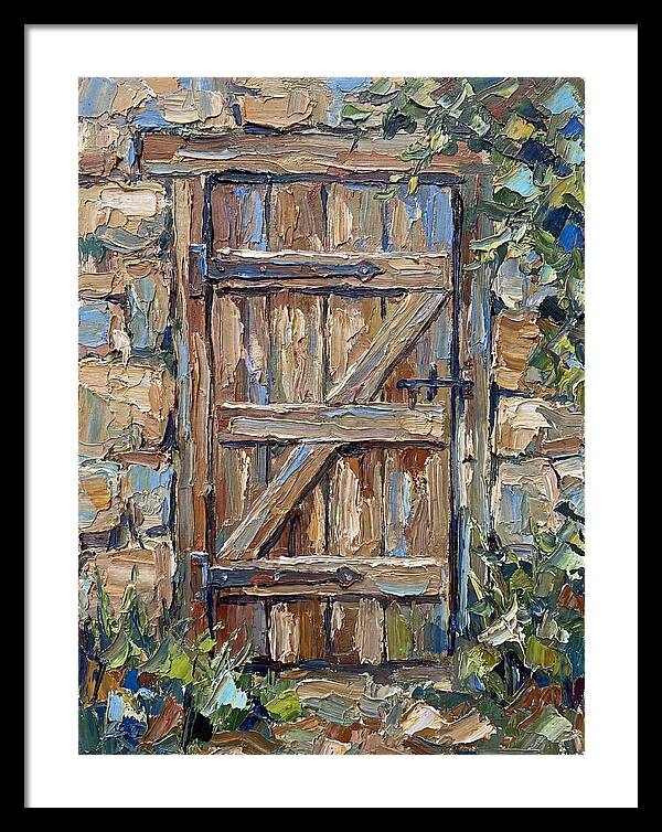 Wooden Gate In Nature