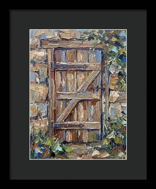 Wooden Gate In Nature