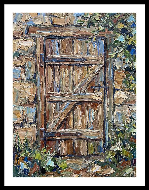 Wooden Gate In Nature