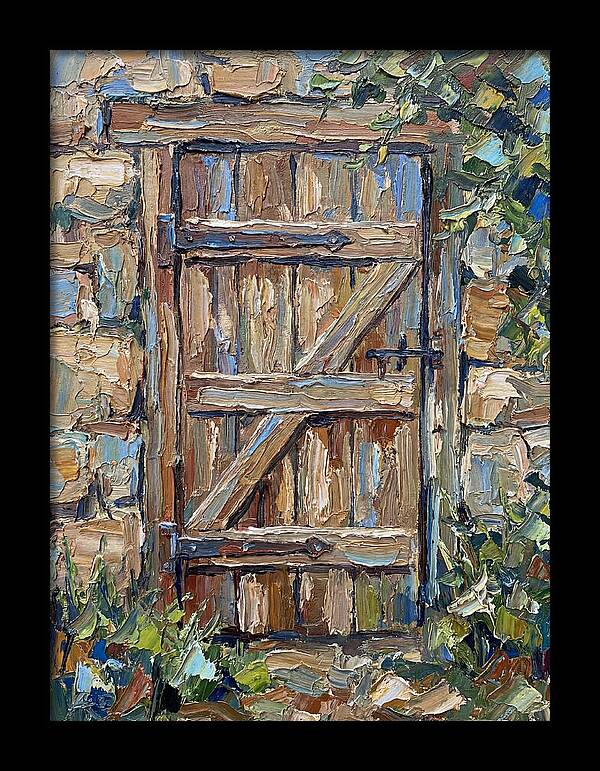 Wooden Gate In Nature
