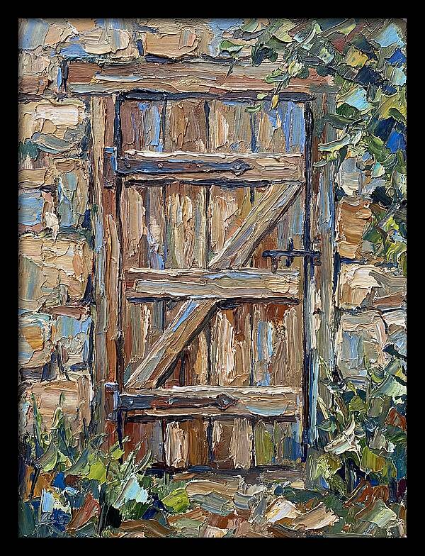 Wooden Gate In Nature