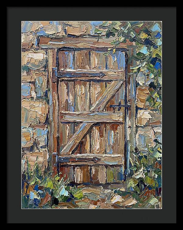 Wooden Gate In Nature