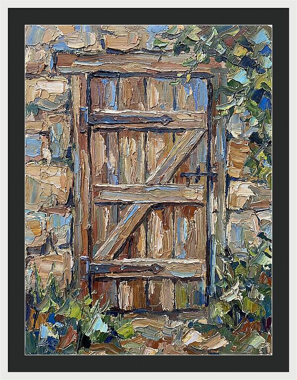 Wooden Gate In Nature