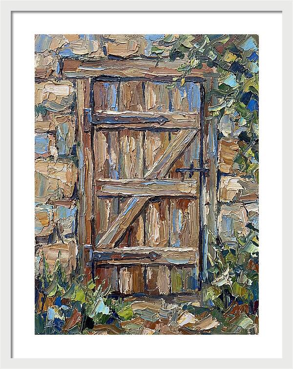 Wooden Gate In Nature