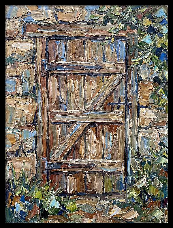 Wooden Gate In Nature