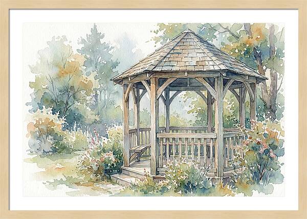 Wooden Gazebo Serenity