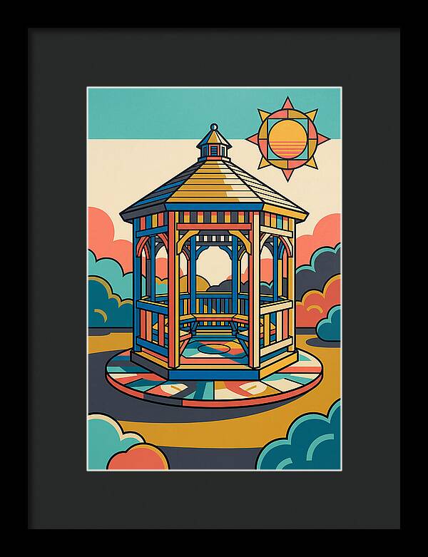 Wooden Gazebo Under Sunlight