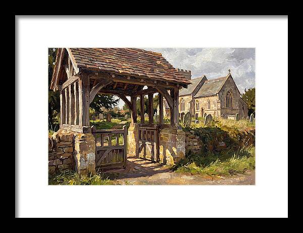 Wooden Lych Gate Entrance