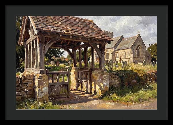 Wooden Lych Gate Entrance