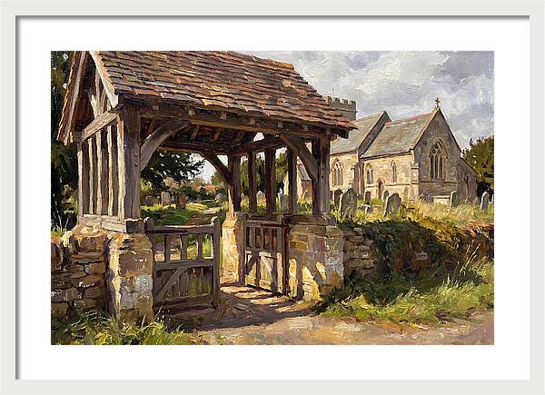 Wooden Lych Gate Entrance
