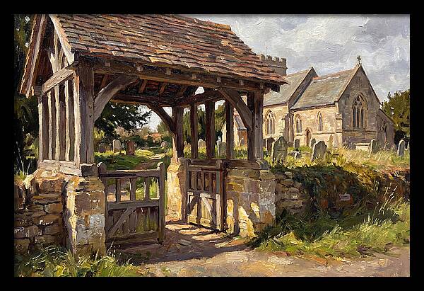 Wooden Lych Gate Entrance
