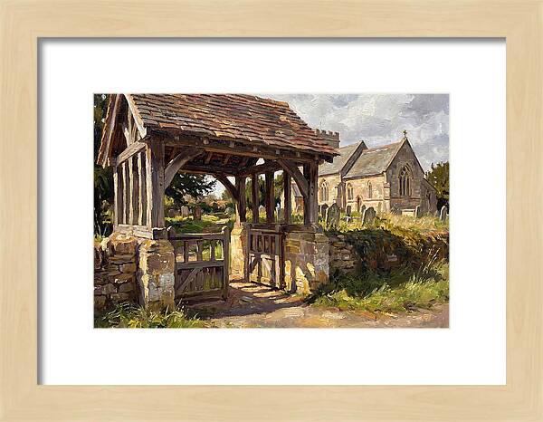 Wooden Lych Gate Entrance