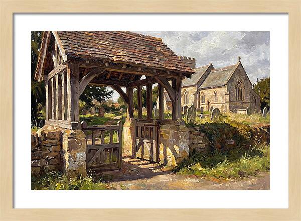 Wooden Lych Gate Entrance