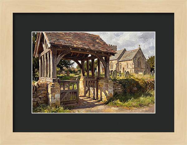 Wooden Lych Gate Entrance