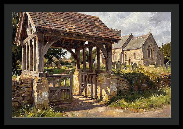 Wooden Lych Gate Entrance
