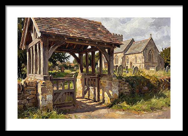 Wooden Lych Gate Entrance