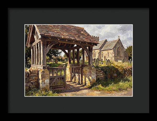 Wooden Lych Gate Entrance