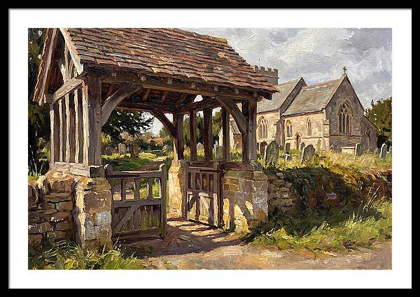 Wooden Lych Gate Entrance