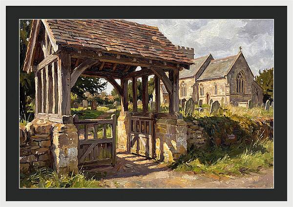Wooden Lych Gate Entrance