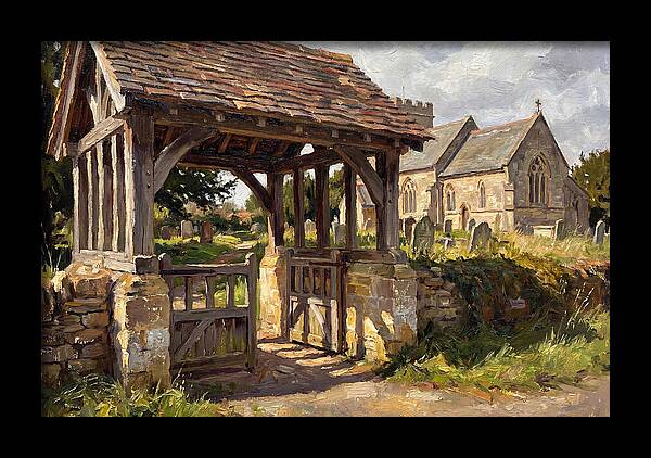 Wooden Lych Gate Entrance