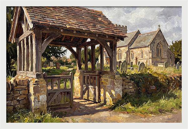 Wooden Lych Gate Entrance