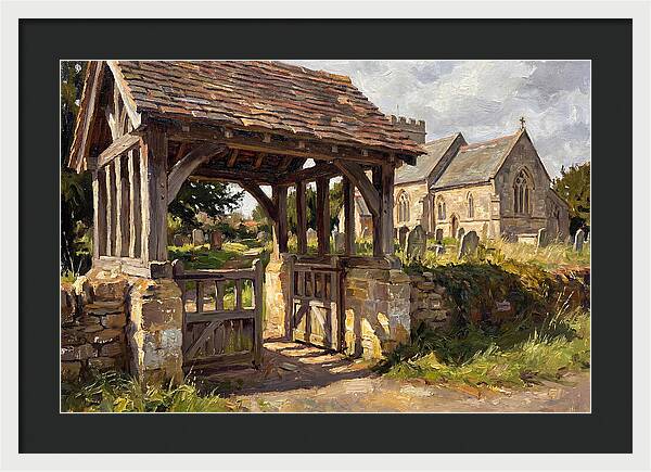 Wooden Lych Gate Entrance