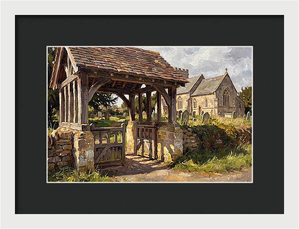 Wooden Lych Gate Entrance