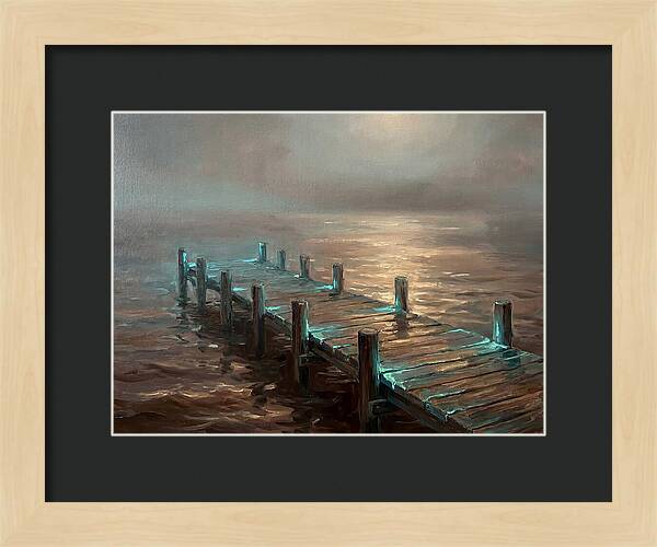Wooden Pier At Dusk