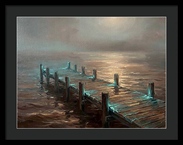 Wooden Pier At Dusk