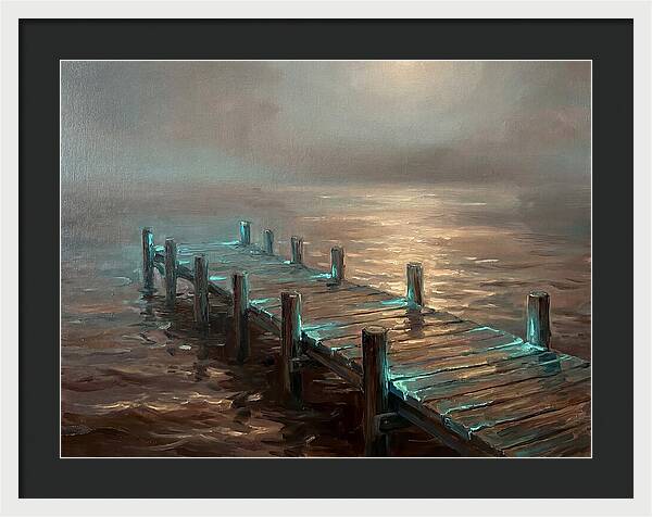 Wooden Pier At Dusk