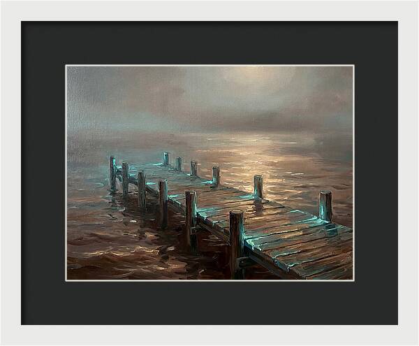 Wooden Pier At Dusk