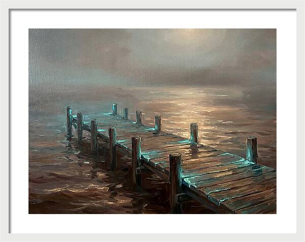 Wooden Pier At Dusk