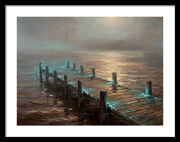 Wooden Pier At Dusk