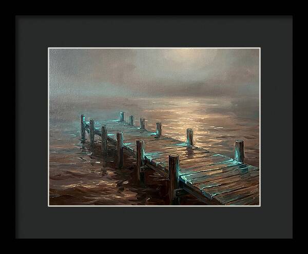 Wooden Pier At Dusk