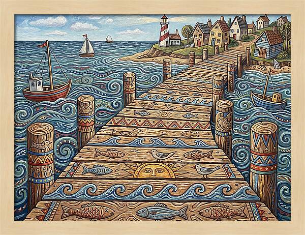 Wooden Pier Serenity