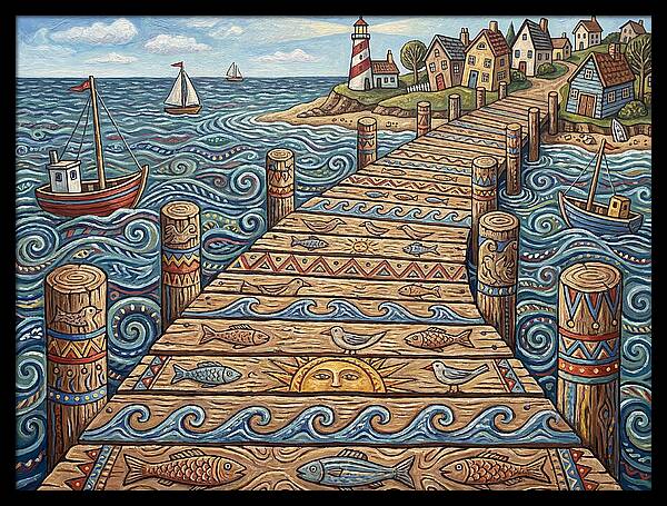 Wooden Pier Serenity