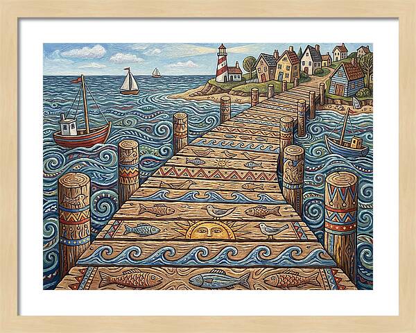 Wooden Pier Serenity