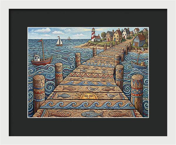 Wooden Pier Serenity