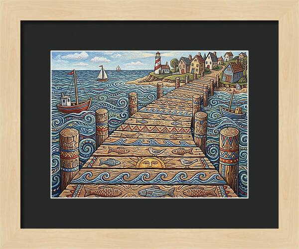 Wooden Pier Serenity