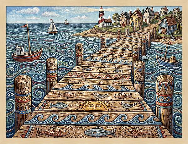 Wooden Pier Serenity