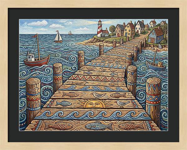 Wooden Pier Serenity