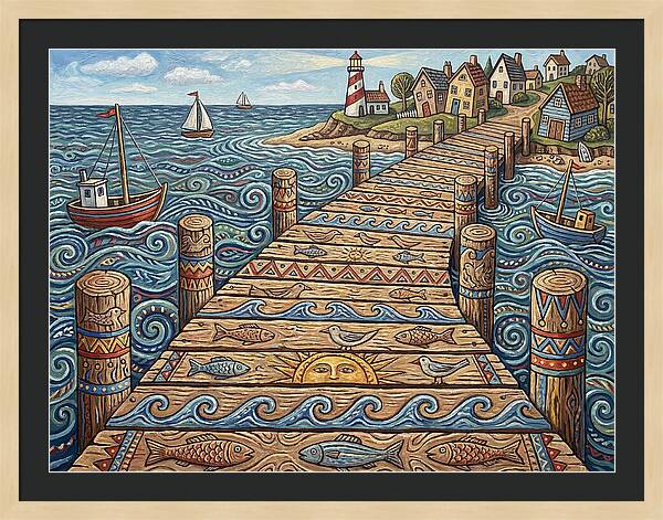 Wooden Pier Serenity