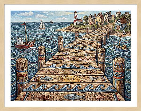 Wooden Pier Serenity