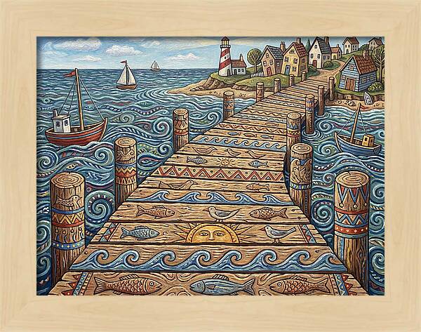 Wooden Pier Serenity