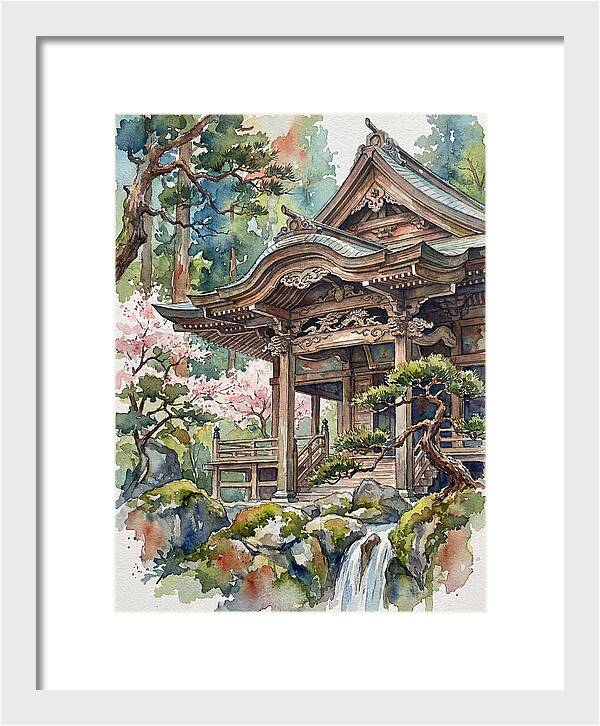 Wooden Temple Serenity