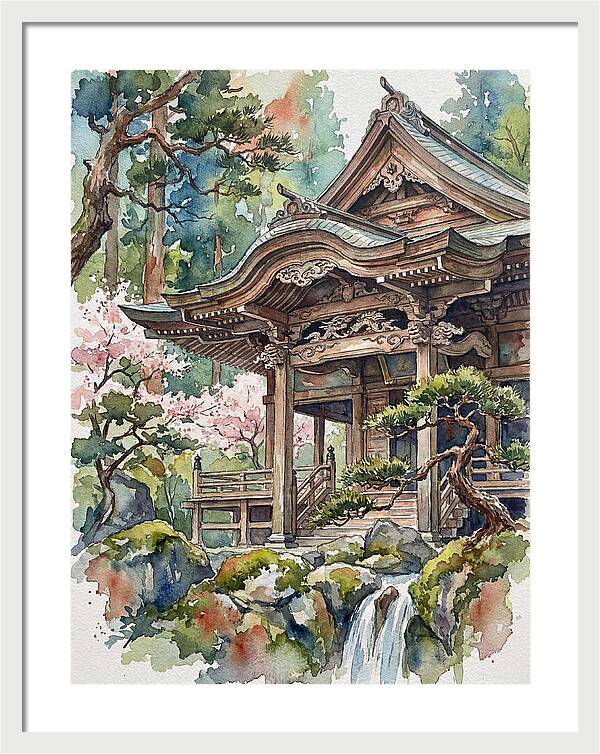 Wooden Temple Serenity