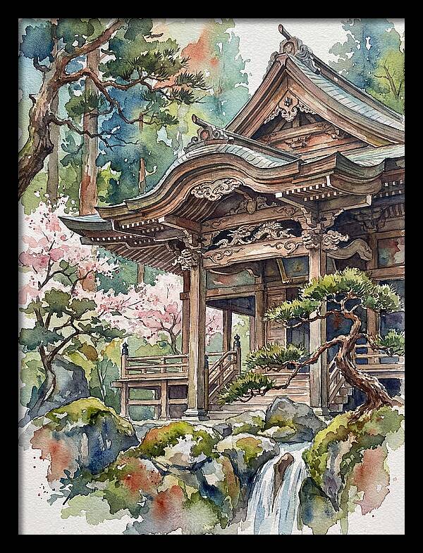 Wooden Temple Serenity