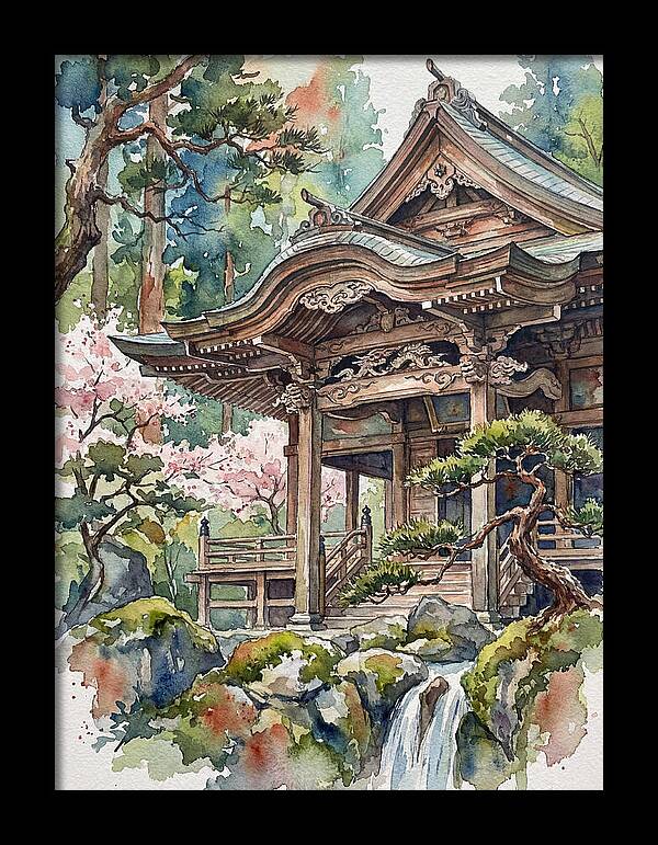 Wooden Temple Serenity