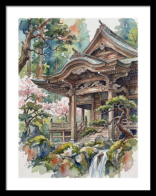 Wooden Temple Serenity